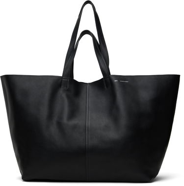 Tote bag AMI AMI Paris Leather Midi Maxi Tote Čierna | ULL024.AL0090, 0