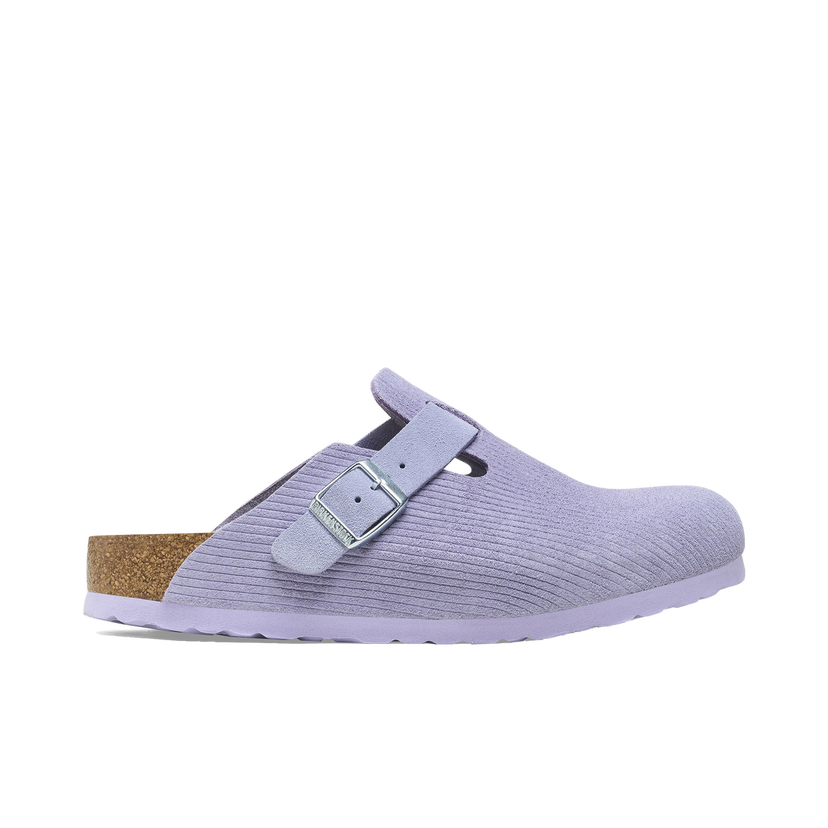 Tenisky a topánky Birkenstock Boston Embossed Corduroy Suede Purple Fog Modrá | 1026136/1026126
