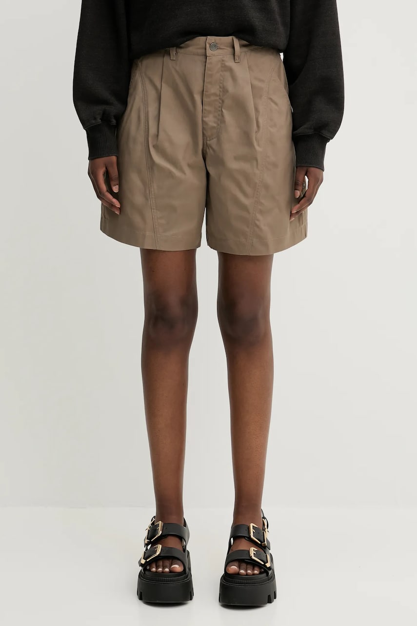 Šortky FJÄLLRÄVEN Fjallraven Vardag High Waist Shorts Béžová | F87105.244, 0