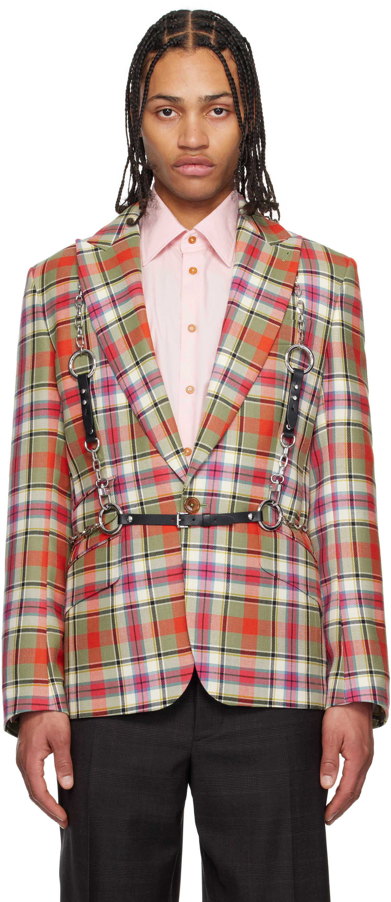 Košeľa Vivienne Westwood Vivienne Westwood Stud Belt Chain Harness Suspenders Rôznofarebný | 82110001U-L002V-, 0