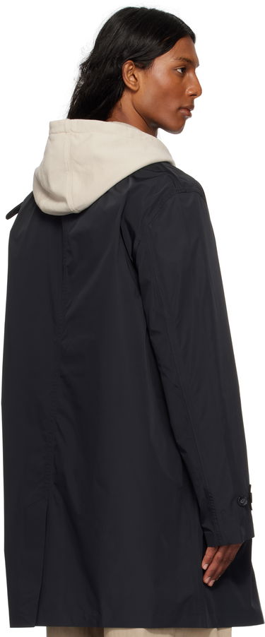 Kabáty MAISON KITSUNÉ Maison Kitsuné Light Mac Coat Čierna | OM02212WQ4044, 2
