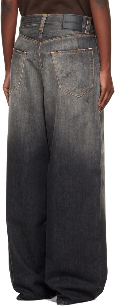 Džínsy Acne Studios Acne Studios 2023 Wide Leg Jeans Čierna | C00089-, 2
