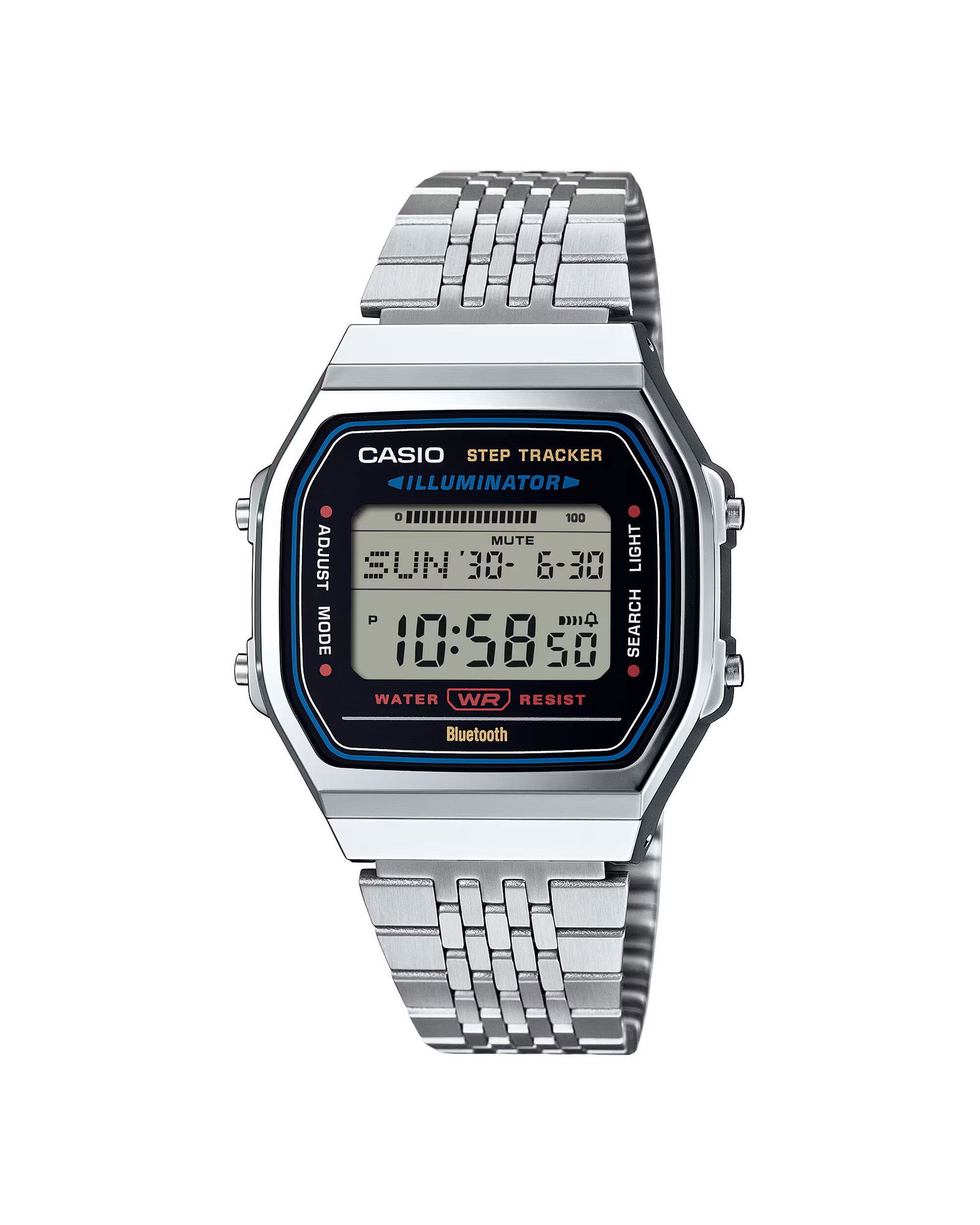 Digital Watch With Step Tracker And Bluetooth