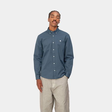 Košeľa Carhartt WIP L/S Madison Shirt "Ore / Wax" Navy | I023339_1RE_XX, 2