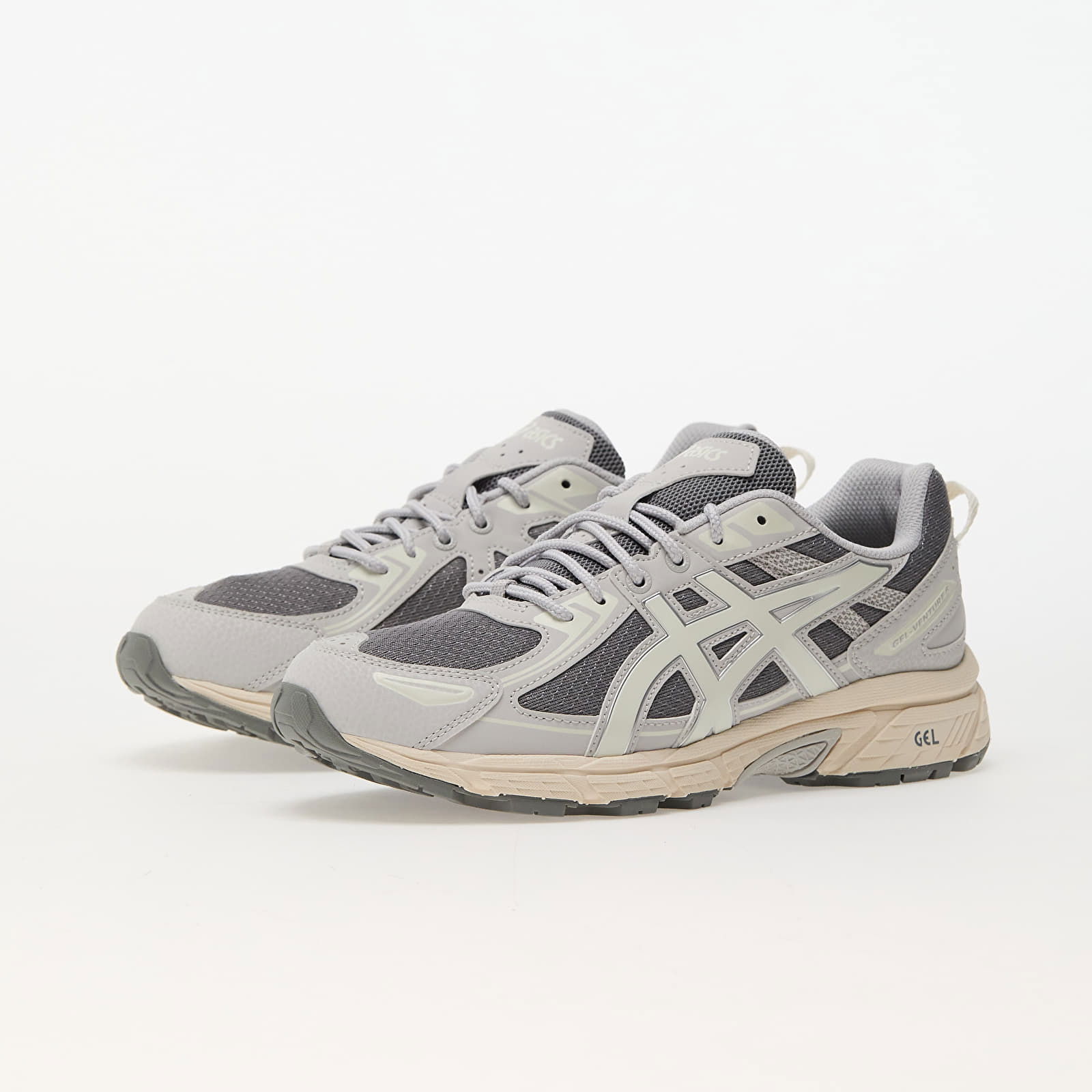 Men's GEL-VENTURE 6 Sneakers in Clay Grey/Cream, Size UK 10 | END. Clothing