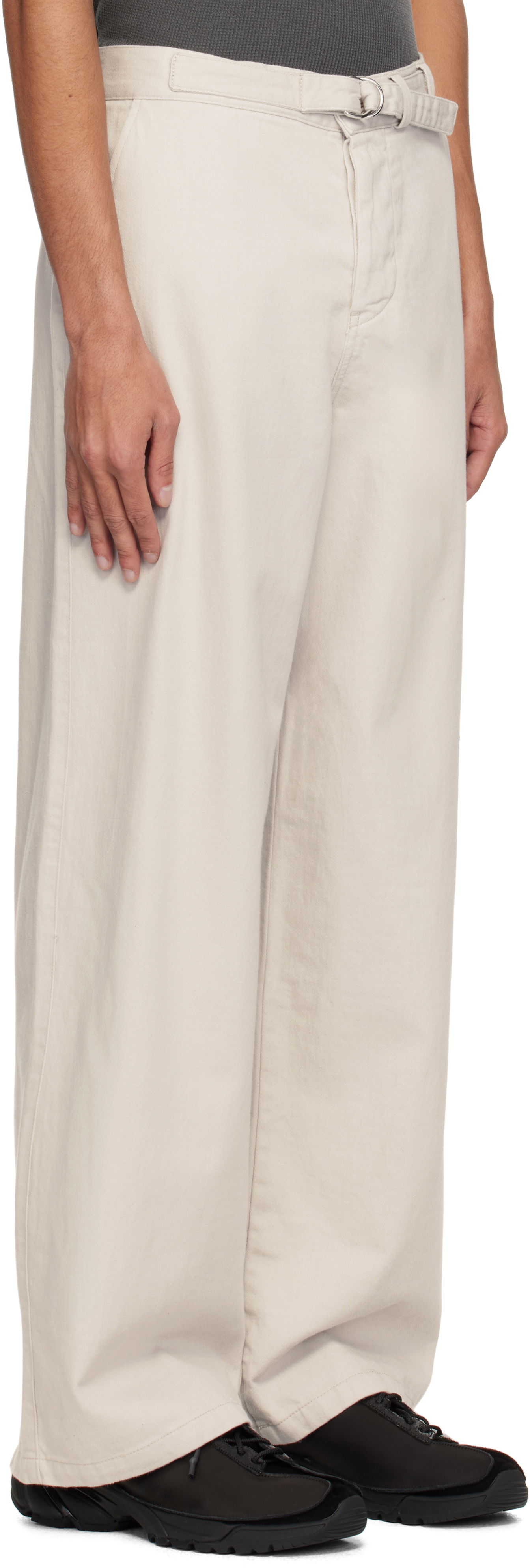 Nohavice OUR LEGACY Our Legacy Stern Chino Trousers Béžová | M2254SD, 1