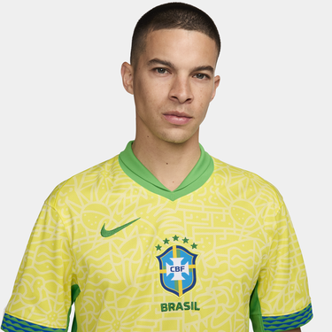 Dres Nike Dri-FIT Replica Brazil 2024/25 Stadium Žltá | FJ4284-706, 4