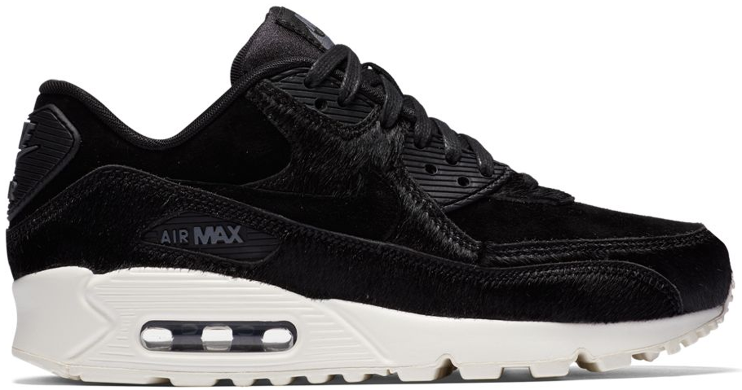 Tenisky a topánky Nike Air Max 90 LX Black Pony Hair W Čierna | 898512-006, 0