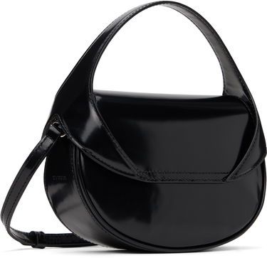 Taška cez rameno BY FAR BY FAR Hari Semi Patent Leather Shoulder Bag Čierna | MWBTH008CL017BK001PL, 2