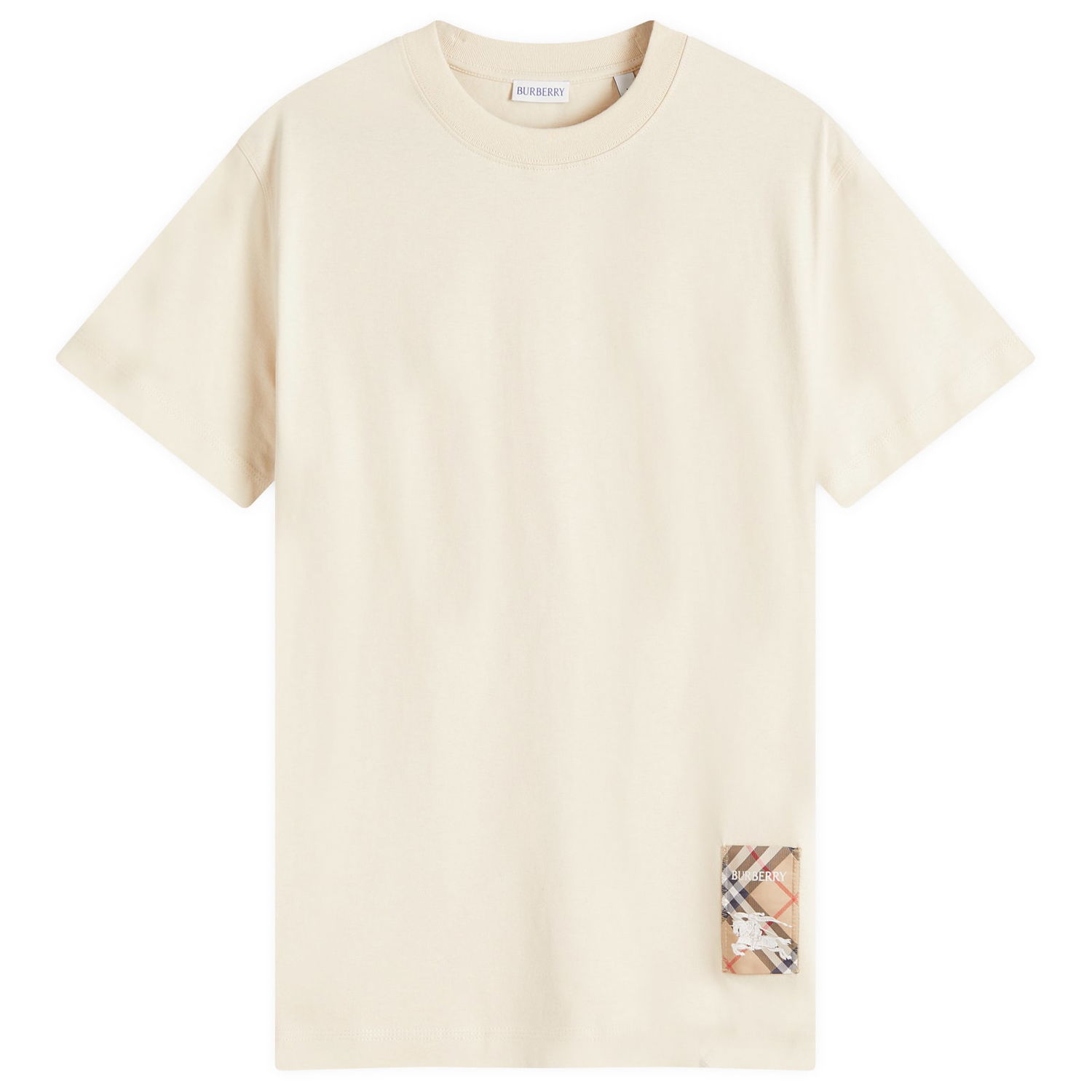 Tričko Burberry Label T-Shirt Béžová | 8103508-C1740, 1