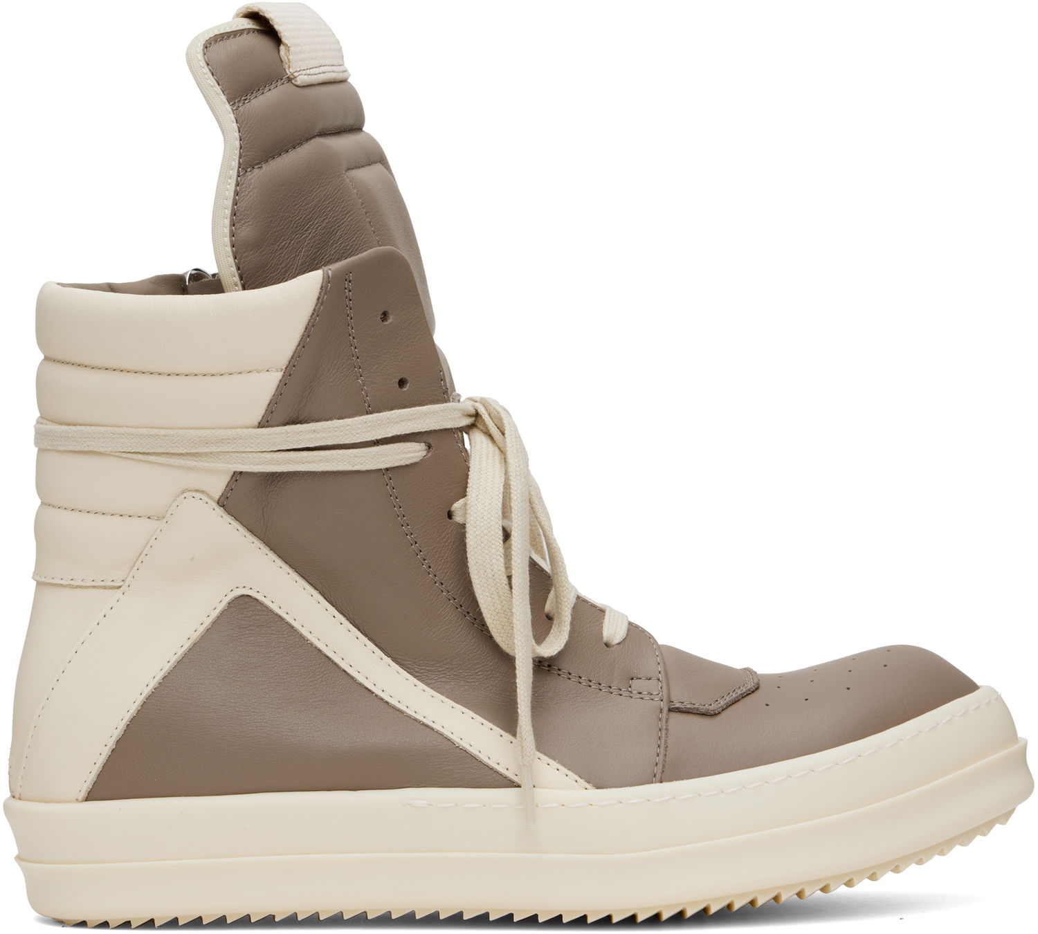 Tenisky a topánky Rick Owens Rick Owens Hollywood Geobasket Béžová | RU01E5894 LCO, 0