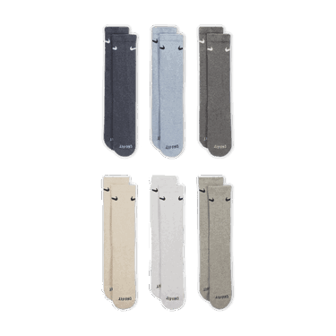 Ponožky Nike Everyday Plus Cushioned Training Socks (6 Pairs) Šedá | SX6897-901, 4