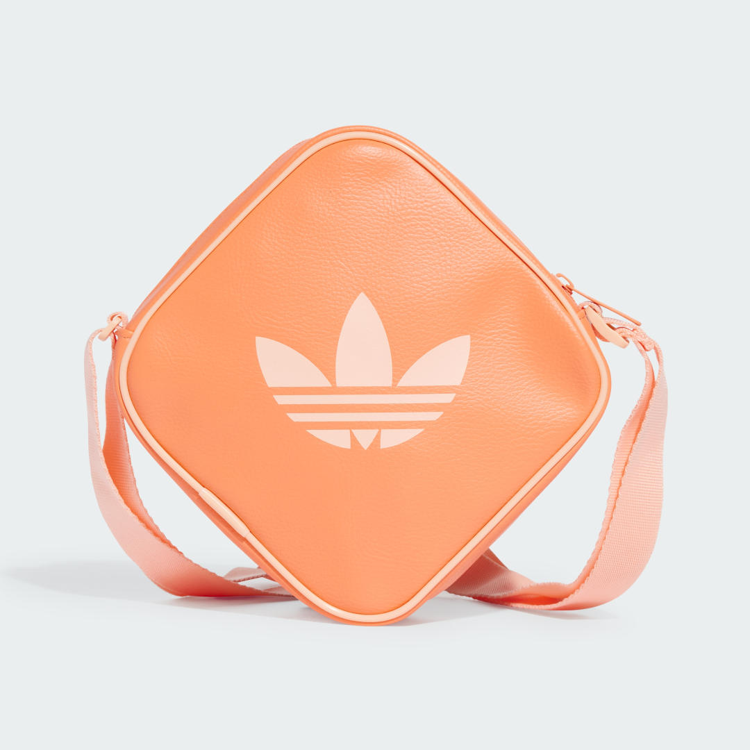Taška cez rameno adidas Performance Classic Diamond Mini Crossbody Bag Oranžová | JN7127, 0
