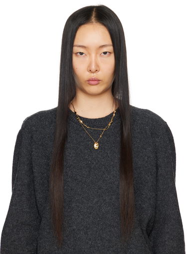 Náhrdelník LEMAIRE LEMAIRE Layered Charm Necklace Metalická | JW0019 LO036, 1