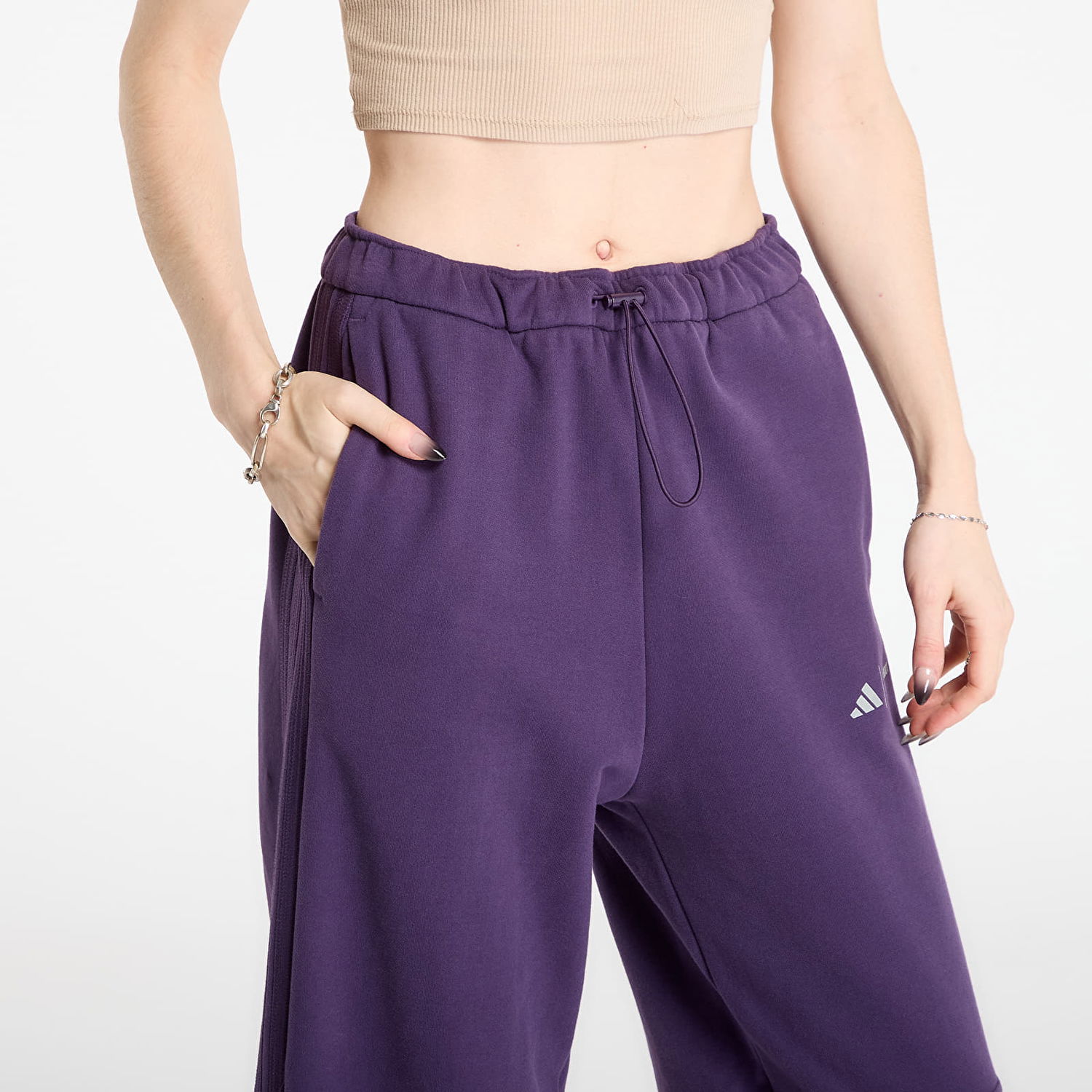 Tepláky adidas Performance Moonboot Tracksuit Pant Fialová | JM8916, 1