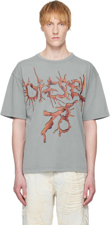 Tričko Diesel Diesel T-Boxt-R28 Graphic T-Shirt Šedá | A17639-0SLBT-9DU, 0
