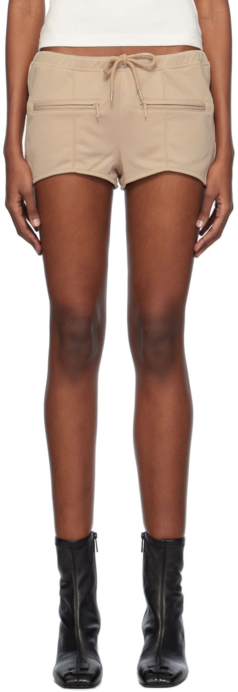 Šortky Courrèges Courrèges Women's Mini Shorts Béžová | 124JSH034JS0091, 0
