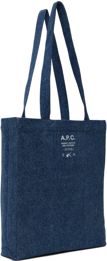 Tote bag A.P.C. A.P.C. Lou Denim Tote Bag Modrá | COETK-M61442, 2