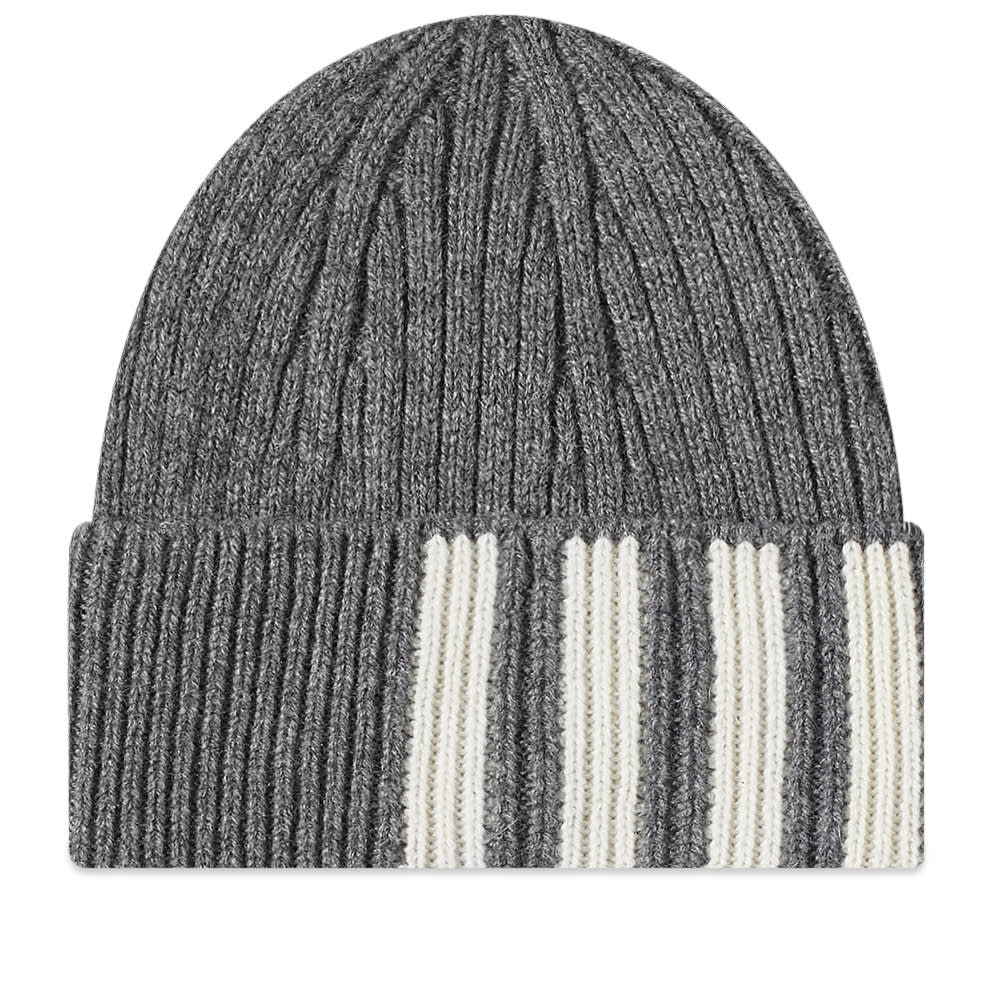 Kulicha Thom Browne Cashmere 4 Bar Beanie Šedá | MKH009A-00011-035, 0