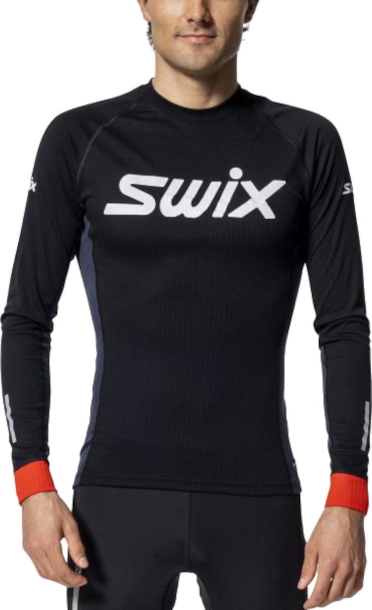Tričko SWIX SWIX Roadline RaceX Long Sleeve Shirt Čierna | 10007-23-10071, 0