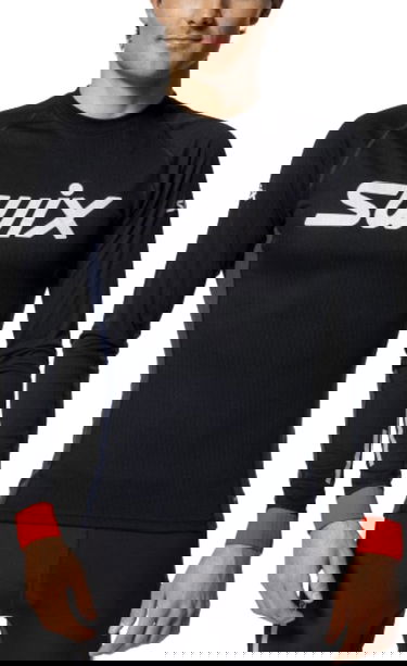Tričko SWIX SWIX Roadline RaceX Long Sleeve Shirt Čierna | 10007-23-10071, 0
