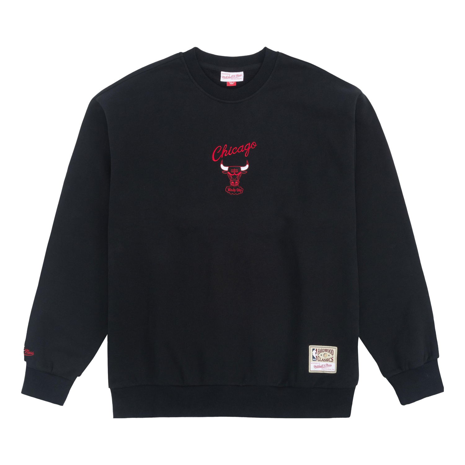 Mikina Mitchell & Ness NBA Chicago Bulls Sweatshirt Čierna | MNJYFWHD23092007, 0