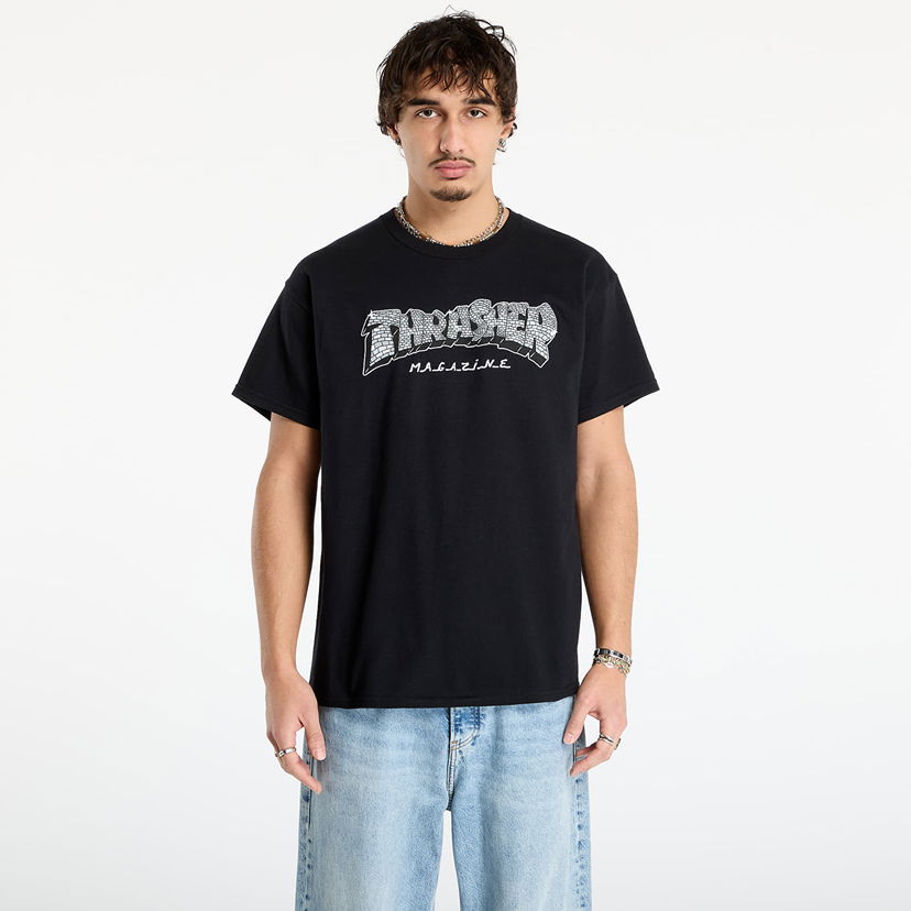 Tričko Thrasher Disco by Spanky T-Shirt Čierna | 145756