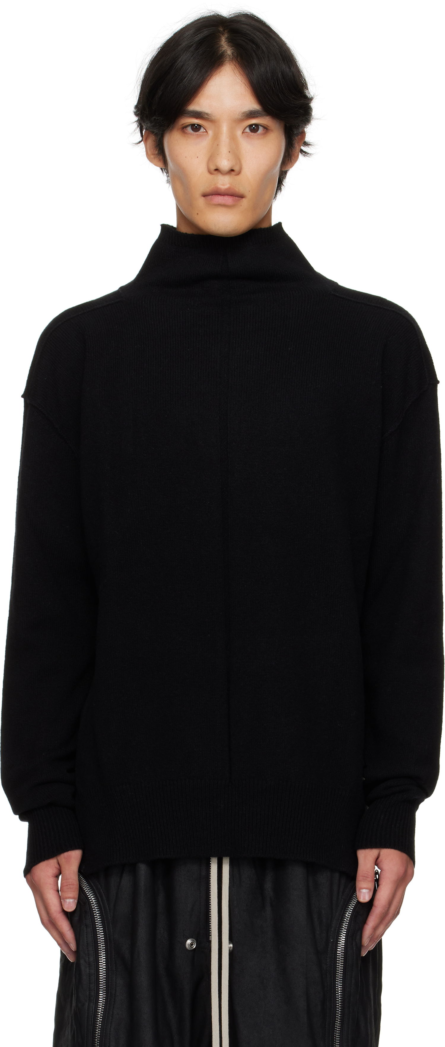 Sveter Rick Owens Rick Owens Concordians Tabard Sweater Čierna | RU02E1648 WSBR, 0