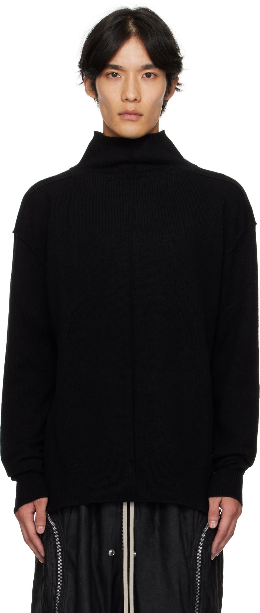 Sveter Rick Owens Rick Owens Concordians Tabard Sweater Čierna | RU02E1648 WSBR