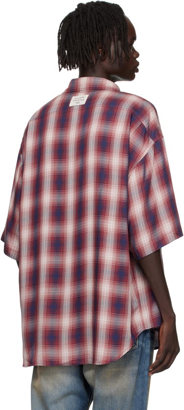 Košeľa Acne Studios Acne Studios Checked Button-Up Shirt Červená | CB0116-, 2