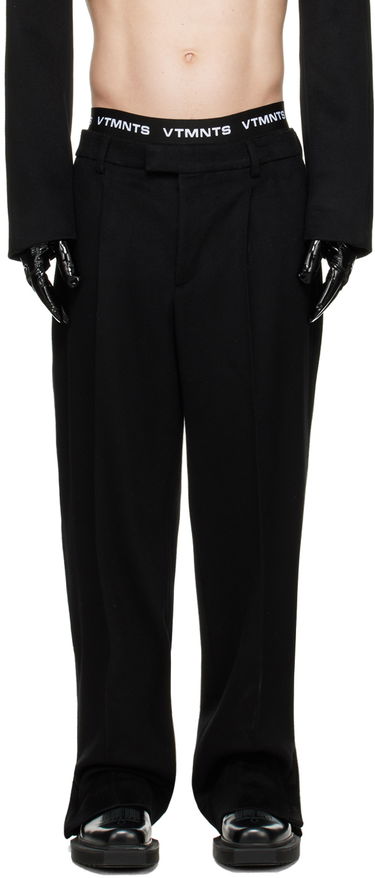 Nohavice VETEMENTS Pleated Trousers Čierna | VL16PA320B, 0