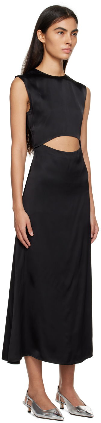 Šaty Loulou de Saison Loulou de Saison Copan Cutout Maxi Dress Žltá | COPAN, 4