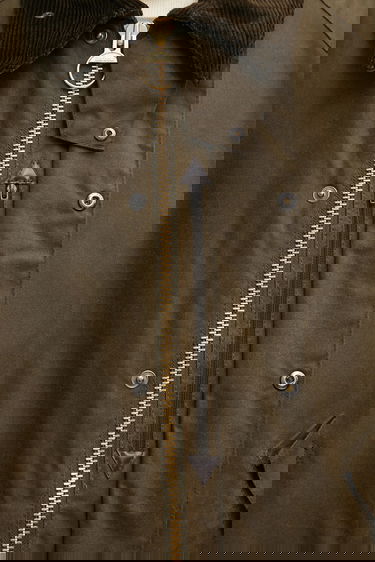Bunda Barbour Barbour OS Transport Wax Jacket Zelené | MWX1678SN91, 3