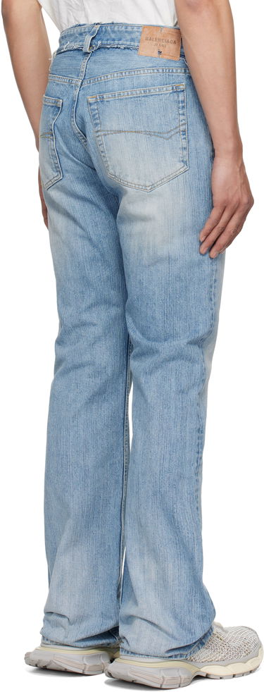 Džínsy Balenciaga Balenciaga Low-Waist Jeans Modrá | 814225TRW59, 2