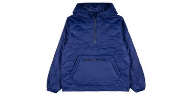 Prešívaná bunda adidas Originals Down Quilted Half-Zip Puffer Jacket Navy | h13589, 1