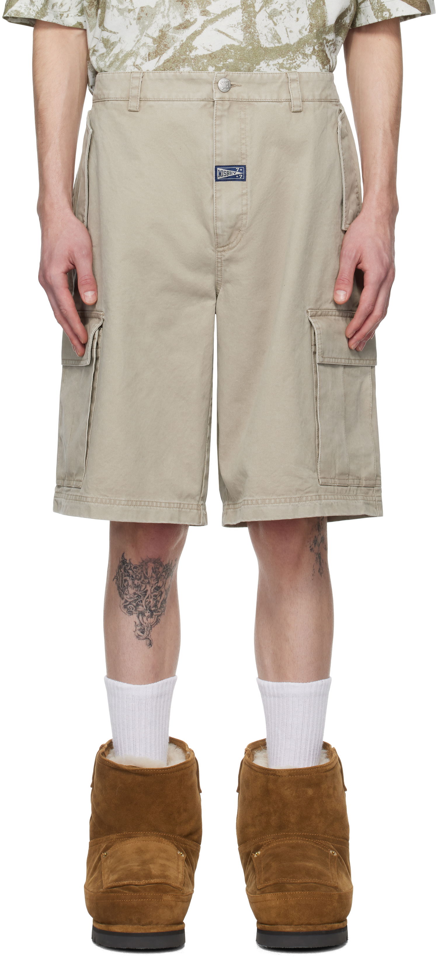 Šortky MISBHV MISBHV Perfect Cargo Shorts Béžová | 250M352, 0