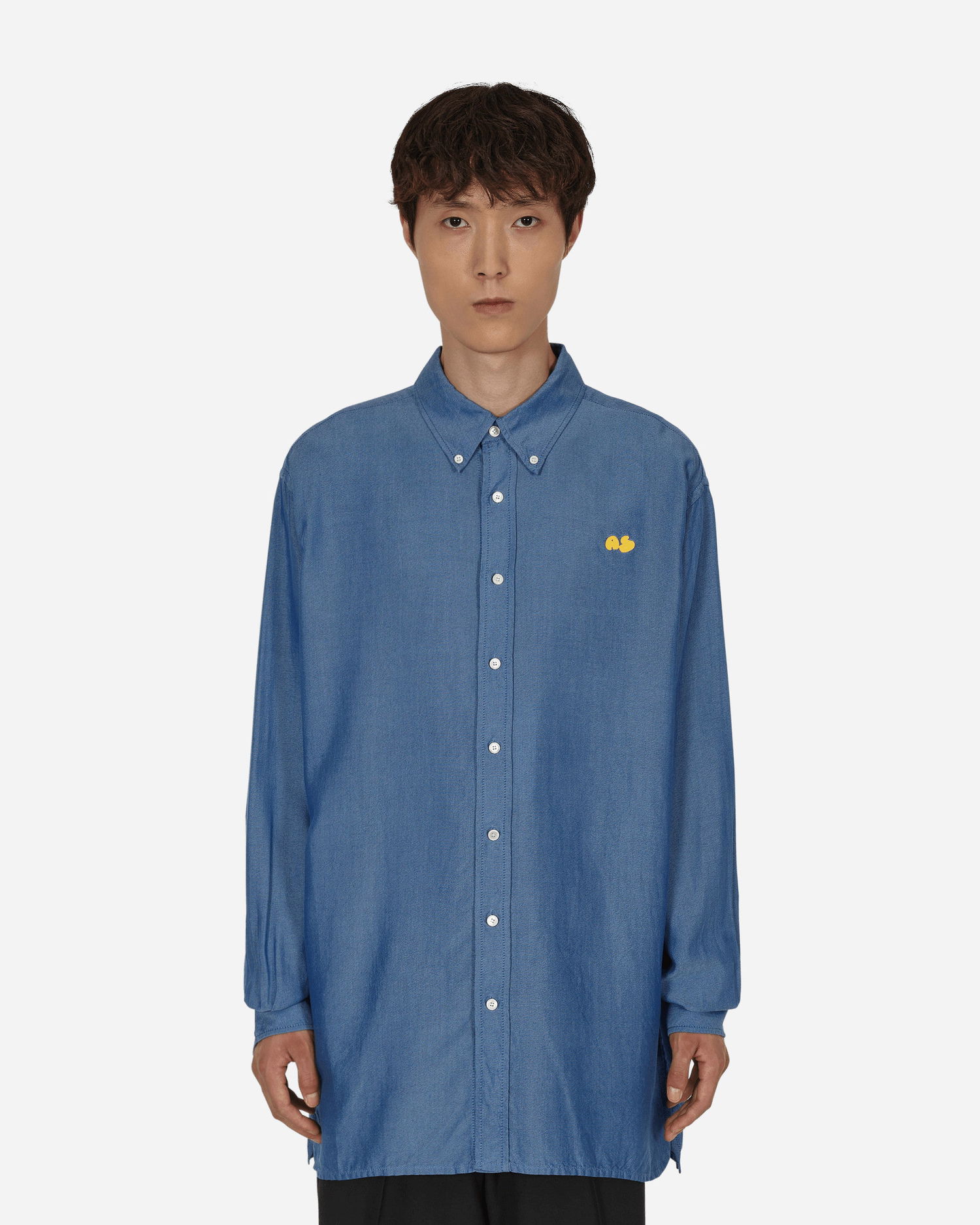 Košeľa Acne Studios Button-Up Longsleeve Shirt Navy | BB0457- AAT, 0