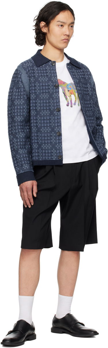 Sveter Paul Smith PS Paul Smith Geo Cotton Cardigan Modrá | M2R-310Z-P22300-49, 3