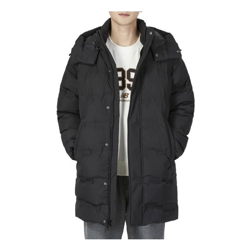 Parka New Balance Long Puffer Jacket Čierna | AMJ24379-BK