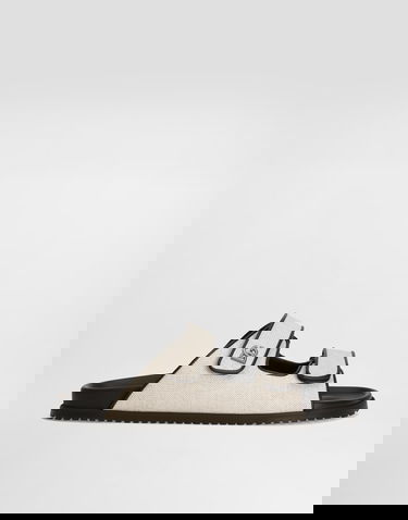 Tenisky a topánky Dolce & Gabbana Dolce & Gabbana Salt&pepper Fabric Slides Béžová | A80511AD5048S469, 0