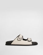 Dolce & Gabbana Salt&pepper Fabric Slides