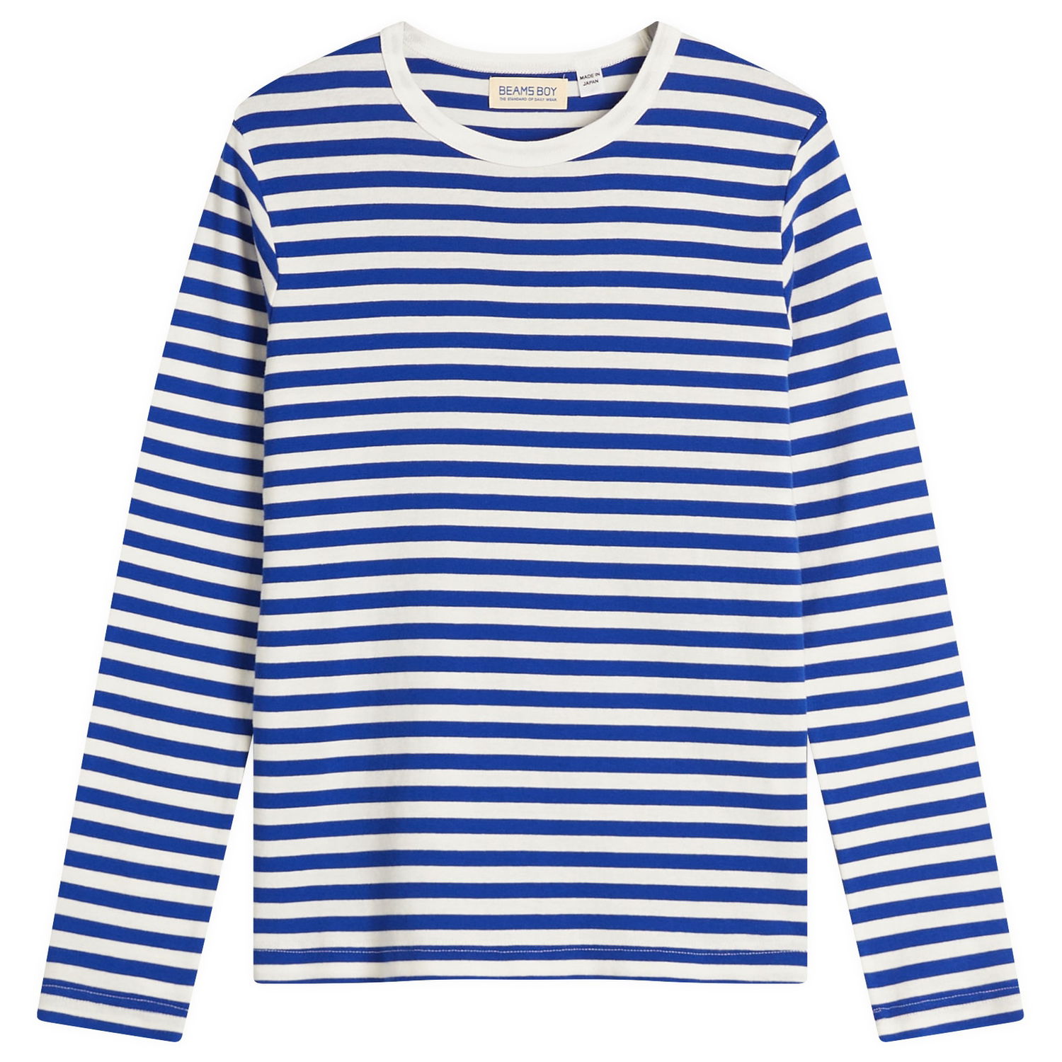 Tričko BEAMS Beams Boy Long Sleeve Striped T-Shirt Modrá | 13140060654-75, 0