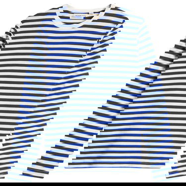 Tričko BEAMS Beams Boy Long Sleeve Striped T-Shirt Modrá | 13140060654-75, 0