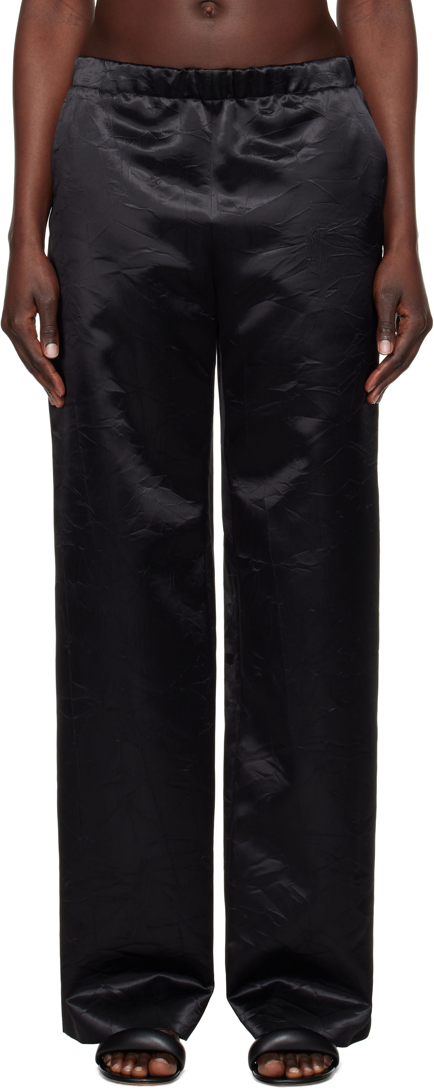 Nohavice Givenchy Givenchy Fluid Trousers Čierna | BW515K15V4001, 0