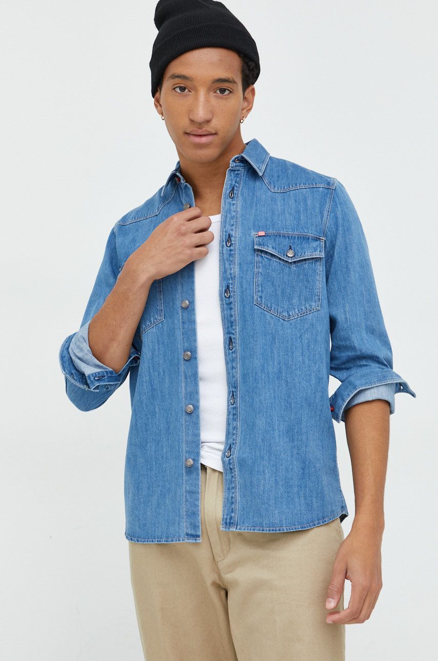 Košeľa BOSS Denim Shirt Modrá | 50479377, 0