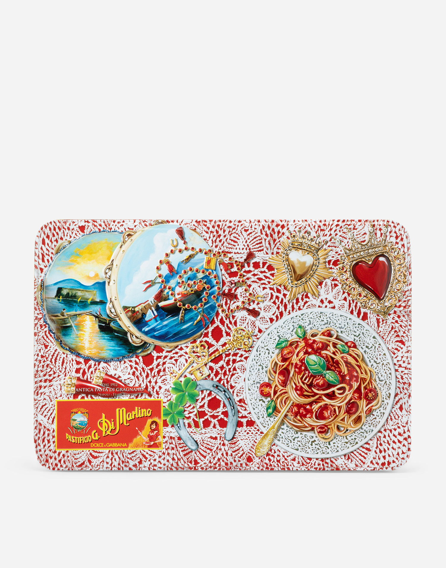 Zberateľské Dolce & Gabbana Dolce & Gabbana Portafortuna Gift Box with Pasta and Apron Červená | PS8100RES1083003, 1