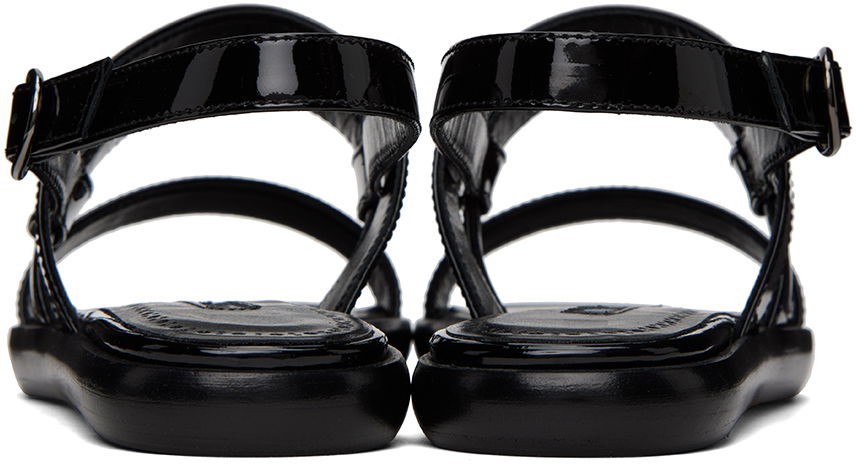 Manolo Blahnik Memaar Patent Leather Sandals