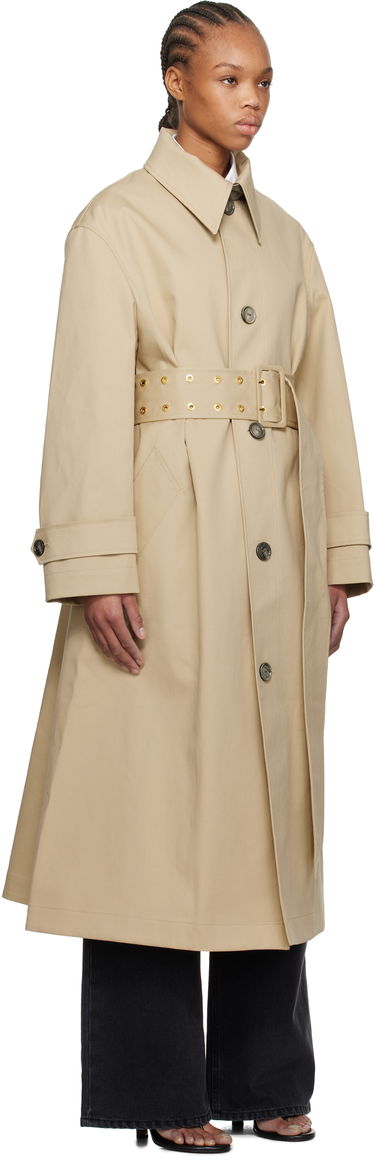 Trenčkot AMI AMI Paris Belted Coat Béžová | FJK521.CO0081, 1
