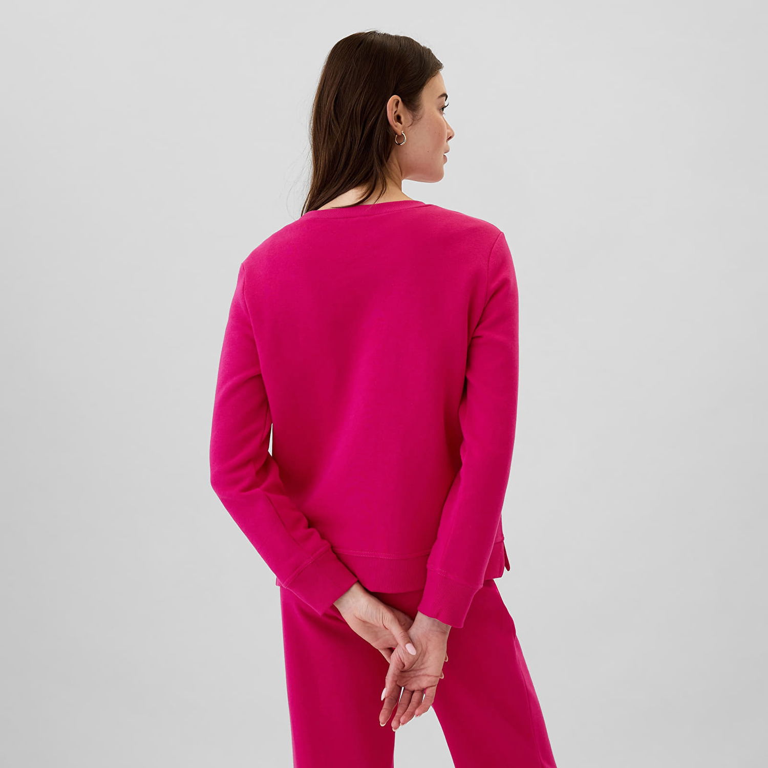 Mikina GAP Logo Sweatshirt Bright Beet Ružová | 540907-03, 1