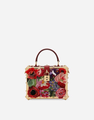 Kabelka Dolce & Gabbana Floral Embroidered Handbag Červená | BB5970AR1058U989, 0